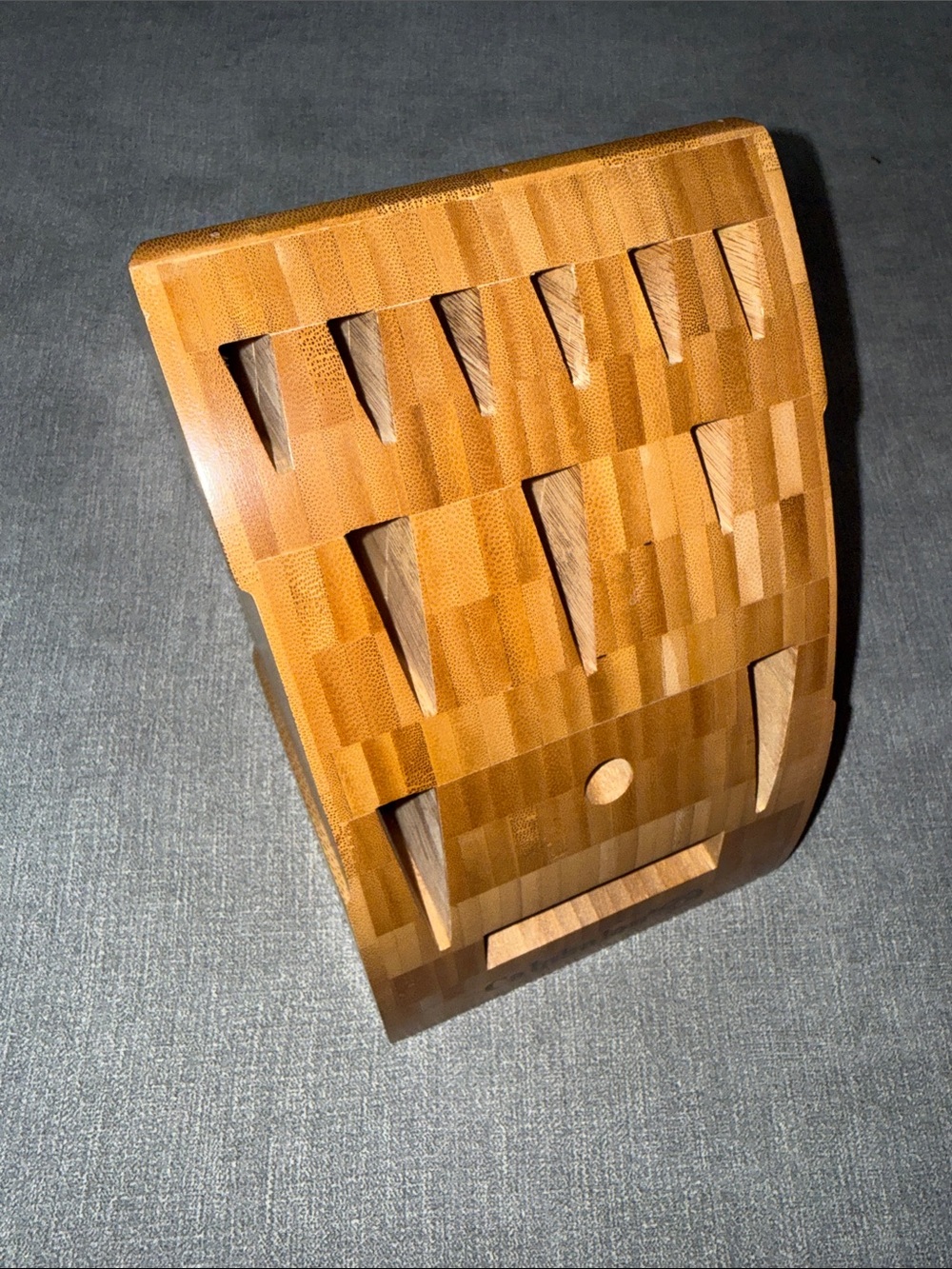 Calphalon Bamboo Curved Knife Block
